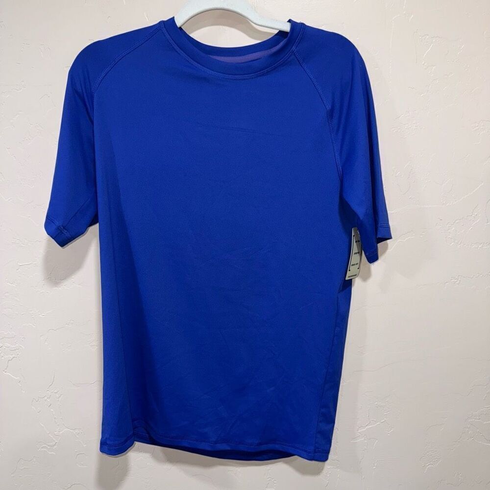 George Blue Rash guard size small